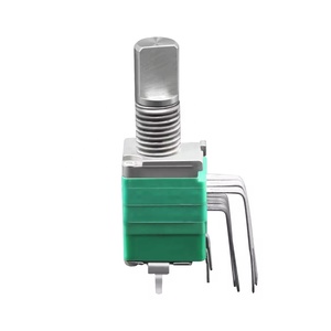 Potenciómetro Soundwell RA09 Personalizado, Potenciómetro Rotatorio Doble C10k 100k con Interruptor, Tolerancia del 30% - Product Image 5