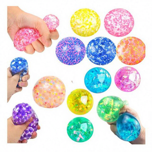Exclusive Eco-friendly TPR Squishy Sensory Fidget for Kids Anxiety Relief Custom Color Squishy <b>Ball</b> with Spikes Small New Toy - Product Image 1