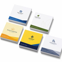 Blocs-notes autocollants personnalisés avec logo imprimé pour fournitures de bureau