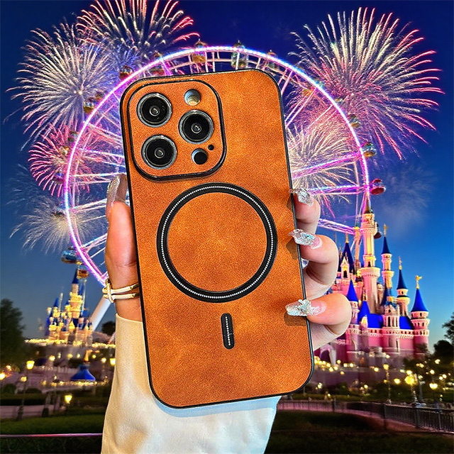 2025 Luxury Matte PC Mobile Phone Case for iPhone 16 Elegant Design Magnetic Compatibility Shockproof Protection UV Printed
