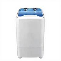 Lave-linge compact transfrontalier à chargement par le haut de 7,5 kg, grande capacité, en plastique, avec fonction de lavage des chaussures, prend en charge la livraison en une seule pièce