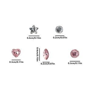 Gemme dentarie di cristallo ornamento di diamante di varie forme colore denti gioielli dentiera in acrilico decorazione denti gemma del dente - Product Image 5