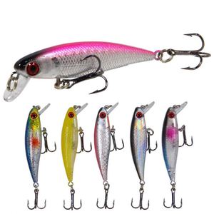 Señuelo de Pesca Minnow de 6.5cm/4.3g, Señuelo Artificial de Plástico Duro, para Pesca en Agua Dulce, Bagre, Marlín, Bacalao, Pesca en Barco, ABS - Product Image 1