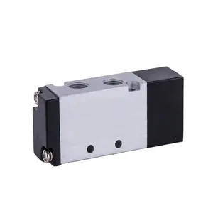 Airtac type 4A310 AC 220V Proportionele Micro Solenoid Controle 5 Way 2 Positie 3/8 "BSPT Enkele Air Piloted pneumatische Klep