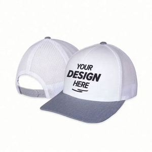 Vente en gros Casquette de baseball unisexe 6 panneaux en maille de polyester découpée au laser Design personnalisé Logo étanche Golf Gorras Sport Cap Hip Hop - Product Image 1