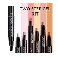 Kit de pinceaux pour gel UV, sans HEMA, rotation horaire, 5ml 7.5ml, séchage rapide, résistant aux taches, contrôle précis, vernis gel facile à sculpter