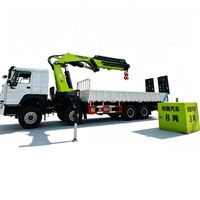 Camion-grue articulée hydraulique 38t avec télécommande et stabilisateurs