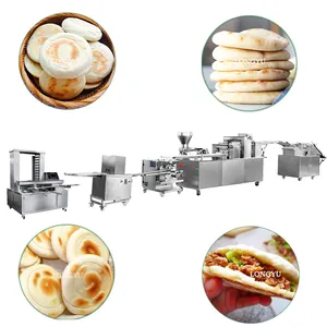 Commercial arabic flat bread making machine pita bread production line