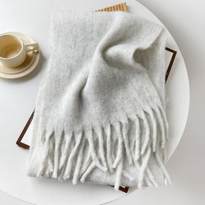 Roregal autunno/inverno nuova <span class=keywords><strong>sciarpa</strong></span> <span class=keywords><strong>in</strong></span> <span class=keywords><strong>lana</strong></span> morbida lavorata a maglia tinta unita <span class=keywords><strong>sciarpa</strong></span> invernale spessa sciarpe lunghe da <span class=keywords><strong>donna</strong></span> <span class=keywords><strong>in</strong></span> tinta unita calda - Product Image 5