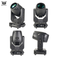 2 Packs de lampe à tête mobile Sharpy Beam 295 9r DMX à double prisme 295W avec étui de vol