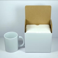 Tasses à sublimation en céramique Tasses à café imprimées sur mesure avec logo Tasse blanche de 11oz