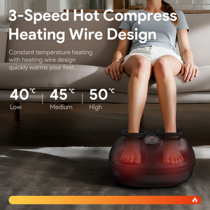 Electric Foot Massager Semi-Enclosed Infrared Physiotherapy <b>Plug</b>-In Mechanical <b>Control</b> <b>For</b> Feet - Product Image 1