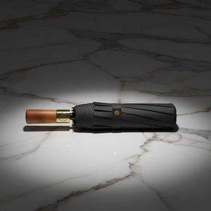 Full-Automatic Top Quality Cheap Mini Compact Auto Double Layer Folding <b>Umbrella</b> for the Rain With Logo - Product Image 3