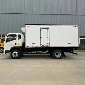 Camions frigorifiques légers SINOTRUK Howo pour le transport alimentaire, 4x2, <span class=keywords><strong>4x4</strong></span>, 6 roues, neufs et d'<span class=keywords><strong>occasion</strong></span>, 5 tonnes, 10 tonnes, petits camions frigorifiques à vendre - Product Image 4