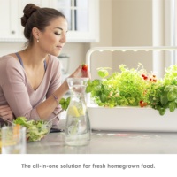 Kit de démarrage de jardin de légumes et d'herbes avec 9 dosettes de plantes système de culture hydroponique Kit de jardin d'herbes d'intérieur intelligent avec lumière de croissance