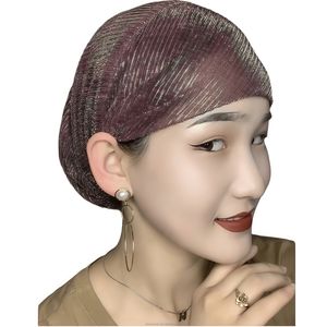 YASEEN New Soft Solid Color Eco-Friendly Breathable Mesh Muslim Women's Headscarf <b>Hat</b> for All Seasons - Product Image 3