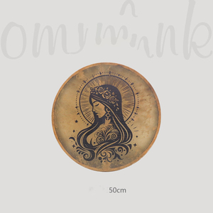 Tambour chamanique en peau de chèvre naturelle, instrument de percussion pour <span class=keywords><strong>la</strong></span> guérison sonore, <span class=keywords><strong>la</strong></span> méditation et <span class=keywords><strong>la</strong></span> <span class=keywords><strong>musique</strong></span> rituelle - Product Image 5