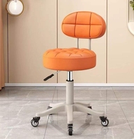 Fauteuil moderne en cuir PU durable avec structure métallique, coussin ergonomique, design compact, pour salon, bureau à domicile, hôtel