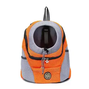 Pet Backpack Portable Travel Bag Cat Chest Folding Bag Cross-Border Pet Dog Outing Supplies Backpack