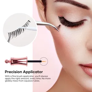 Hoge Kwaliteit Luxe Mini Bulk Verpakking Veganistische Wimper Extensie Custom Snel Sterke Private Label Waterdichte Lash Wimper Lijm