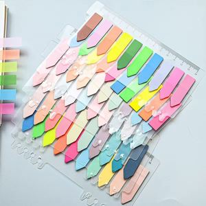 200 Sheets Multi-Color Transparent Waterproof PET Index Sticky Notes Self-Adhesive Memo Paper <b>Stickers</b> Customizable - Product Image 3