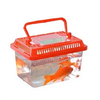 Petit terrarium rectangulaire en plastique écologique de 15 L, portable, 7 pouces, pour la chambre à coucher, pour palmiers, poissons, reptiles, aquarium