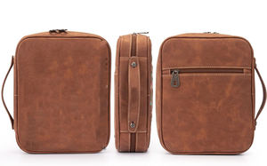 Funda de Biblia de Cuero PU Personalizada con Cremallera y Diseño en Relieve para Mujer - Estuche Protector para Libros - Product Image 3