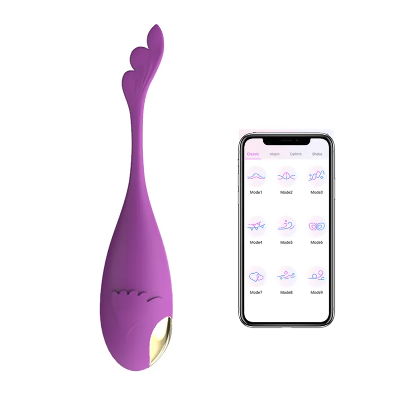 APP Fernbedienung Unsichtbares Höschen Sexspielzeug 10 Massage modi Vergnügen Vaginal Kegel Bälle Luft Klitoris App Vibratoren