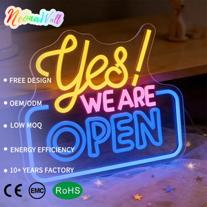 Letreiro Neon <span class=keywords><strong>LED</strong></span> USB 'YES WE'RE <span class=keywords><strong>OPEN</strong></span>' para Decoração de Casa, Bar, Clube, Loja, Festa, Casamento e Presentes - Product Image 1
