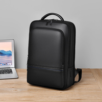 Sac à dos pour ordinateur portable imperméable de 15,6 pouces avec logo personnalisé, en cuir PU de haute qualité, en polyester, sac de voyage d'affaires, sac à bandoulière pour étudiant, USB