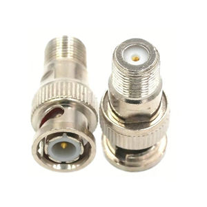 Conector Micro Coaxial BNC <span class=keywords><strong>Kico</strong></span> K-GE004, 1 Macho 2 Hembras, Adaptador RF CCTV, Extensor de Audio y Video USB, 2 Machos 1 Hembra - Product Image 1
