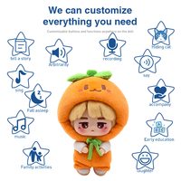 Peluches personnalisables de personnages d'anime et de dessins animés, best-sellers, animaux en peluche doux avec pistolets jouets, cadeaux parfaits à câliner pour les enfants