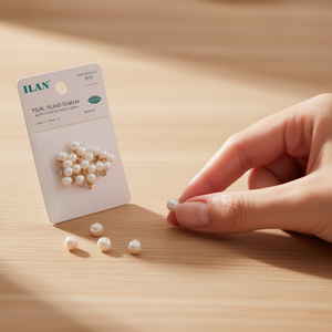 Charm con Perle ILAN 6mm 18pz Autoadesivi Accessori per Gioielli - Product Image 2