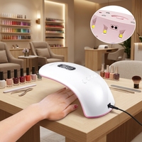 Sèche-ongles électrique LED professionnel automatique 36W avec certification GRS, lampe à cils, double source lumineuse en plastique, logo personnalisable