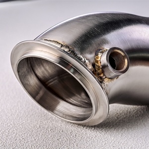 Performance Downpipe for BMW S58 M3 G80 M4 G82 M2 G87 1.5MM 3.5\" to 3\" Stainless Steel Exhaust <b>Pipe</b> - Product Image 4