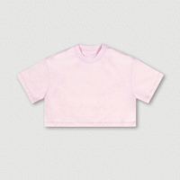 Nouveaux T-shirts d'été personnalisés pour femmes, col rond, haute qualité, respirants, style vintage, coupe ajustée, longueur courte, vente en gros