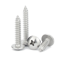 Sekrup Self Piercing Kepala Datar Standar Amerika Din 968 SS 304 316 Sekrup Self Tapping