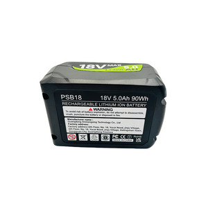 Batterie d'outil 18V 5Ah 18650 5S2P, batterie au lithium, pack de batteries pour perceuse <span class=keywords><strong>sans</strong></span> <span class=keywords><strong>fil</strong></span> <span class=keywords><strong>Bosch</strong></span> série PSB18 - Product Image 3