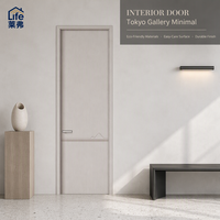 Porte intérieure en bois de haute qualité au design moderne, porte chambre en MDF sur mesure pour projets résidentiels et hôteliers