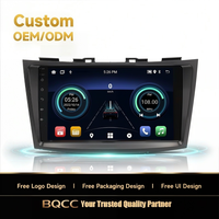Radio Mobil BQCC 9" Octa Core Android 15, Stereo DSP 32EQ, 4G Wifi, Carplay, Pemutar DVD untuk Suzuki Swift Carplay 2010-2016 Head Unit