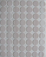 Autocollants de couverture de vis de PVC en bois de conception moderne pour des accessoires de quincaillerie de meubles pour des salles de bains d'armoires de tables