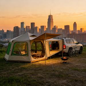 Tente SUV pop-up innovante avec conception intégrée pour une connexion facile <span class=keywords><strong>à</strong></span> l'habitacle arrière et un montage rapide - Product Image 2