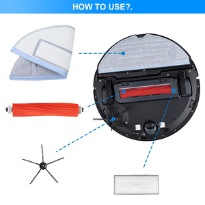 Kit Accessori Essenziali per Xiaomi Roborock S7 MaxV Ultra, Parti per Elettrodomestici Compatibili con Modelli S7, S7+, T7S, T7, T7 Plus - Product Image 4