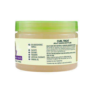 Crème au lait hydratante naturelle, marque privée, forte tenue, crème coiffante pour <span class=keywords><strong>cheveux</strong></span> bouclés - Product Image 4
