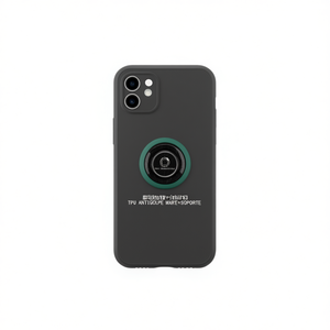 Custodia per telefono DAM Frosting TPU dal design semplice con anello magnetico e impugnatura per protezione anti-shock per iPhone 16 - Product Image 2