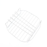 Accessoires pour friteuse Pack de cuisson à la vapeur polyvalent avec 4 brochettes Grille de torréfaction