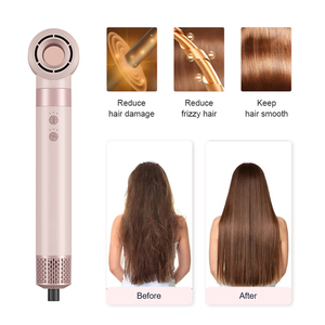 Factory Professional High-Speed Salon Portable Negative Ion Blower Brush OEM Brand Ionic Hair <strong>Dryer</strong> Style for Home Garage Travel - Product Image 3