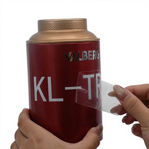 สติกเกอร์โลหะกันน้ำ ทนทานต่อการสึกหรอ พิมพ์โลโก้ตามสั่ง ฉีกออกได้ ติดตั้งง่าย พร้อมข้อความแบบถ่ายโอน - Product Image 4