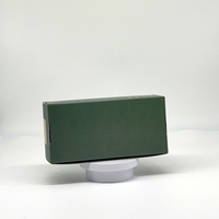 Caja Plegable Corrugada Verde Oscuro con Logotipo Personalizado, Laminación Mate, Grabado en Relieve, Brillo, Reutilizable, Embalaje de Lujo para Envíos de Comercio Electrónico