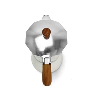 Caffettiera Moka in Alluminio Stile Italiano Classico e Moderno, Design Ecologico e Portatile, Capacità 100-450ML - Product Image 4